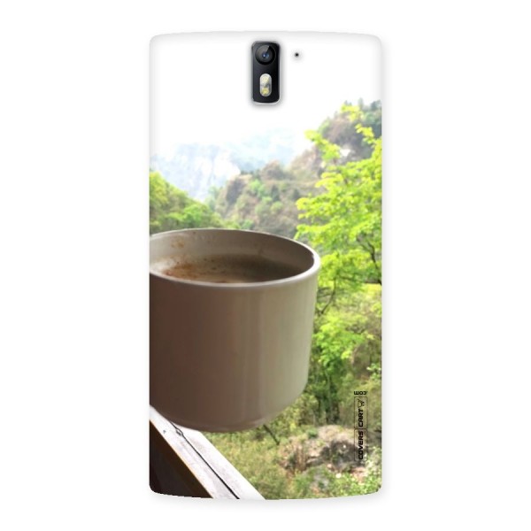 Chai With Mountain View Back Case for One Plus One