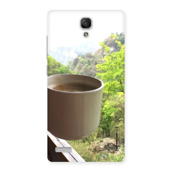 Chai With Mountain View Back Case for Redmi Note
