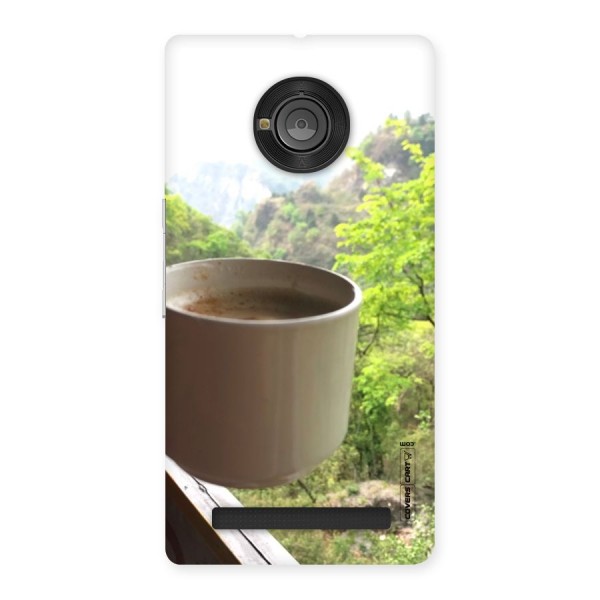 Chai With Mountain View Back Case for Yu Yuphoria