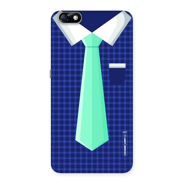 Checked Shirt Tie Back Case for Honor 4X
