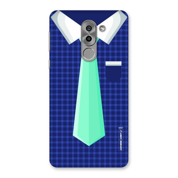 Checked Shirt Tie Back Case for Honor 6X