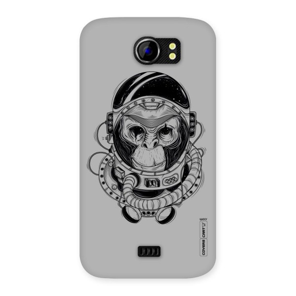 Chimpanzee Astronaut Back Case for Micromax Canvas 2 A110