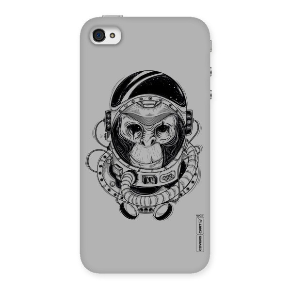 Chimpanzee Astronaut Back Case for iPhone 4 4s