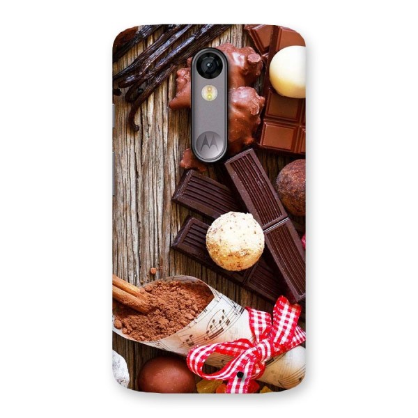Chocolate Candies Back Case for Moto X Force