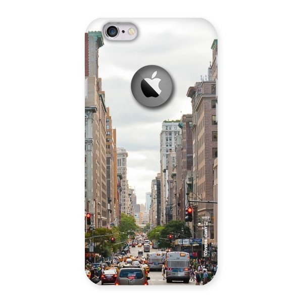 City Street View Back Case for iPhone 6 Logo Cut
