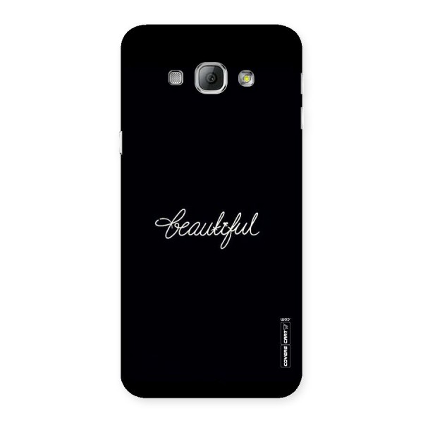 Classic Beautiful Back Case for Galaxy A8