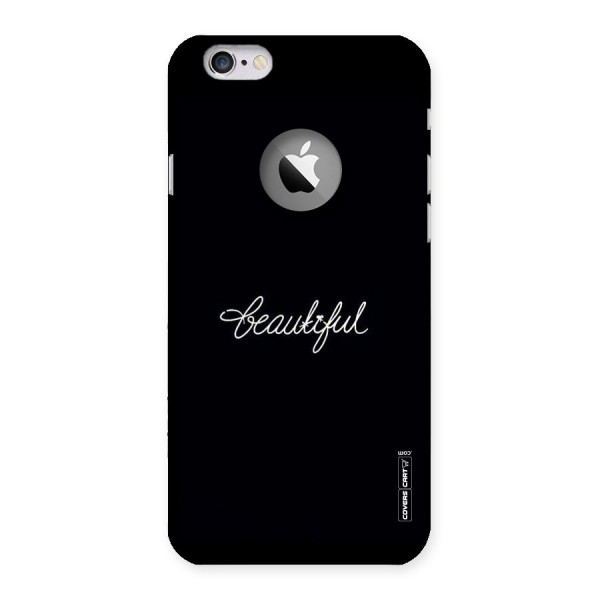 Classic Beautiful Back Case for iPhone 6 Logo Cut