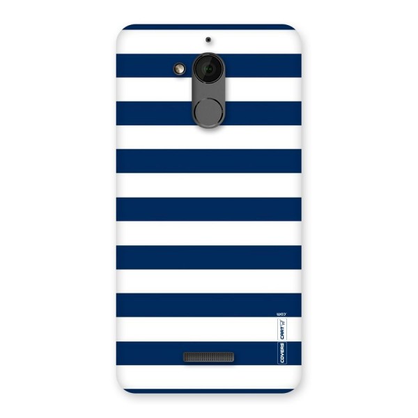 Classic Blue White Stripes Back Case for Coolpad Note 5