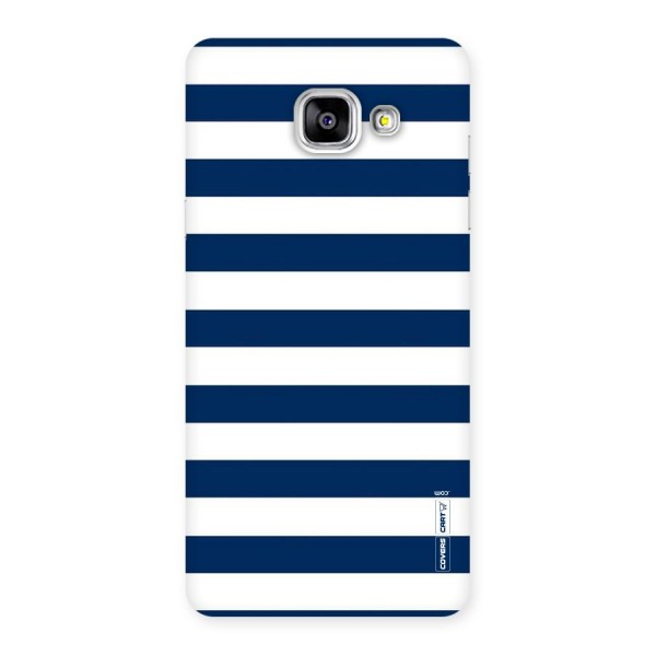 Classic Blue White Stripes Back Case for Galaxy A5 2016
