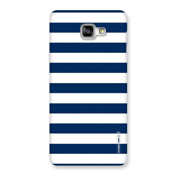 Classic Blue White Stripes Back Case for Galaxy A9