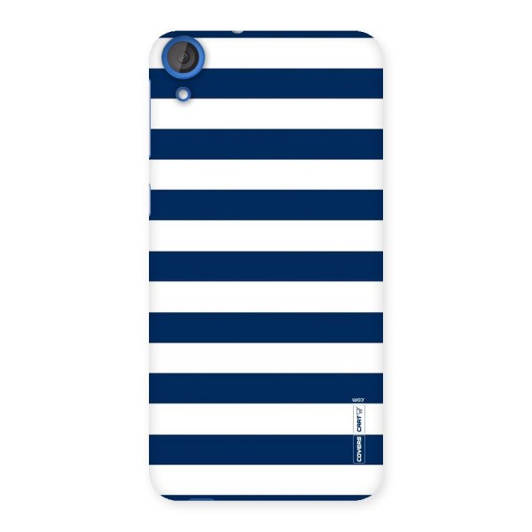 Classic Blue White Stripes Back Case for HTC Desire 820