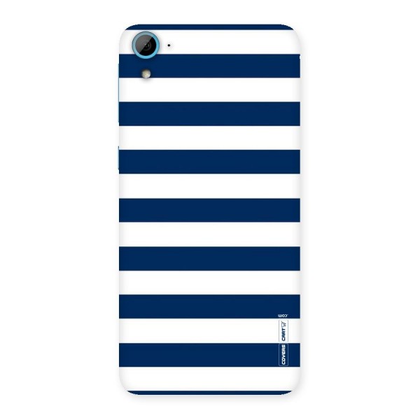 Classic Blue White Stripes Back Case for HTC Desire 826