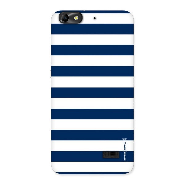 Classic Blue White Stripes Back Case for Honor 4C