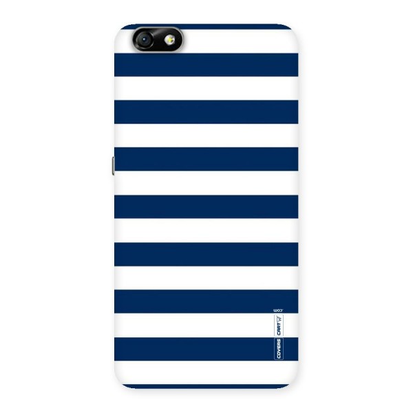 Classic Blue White Stripes Back Case for Honor 4X