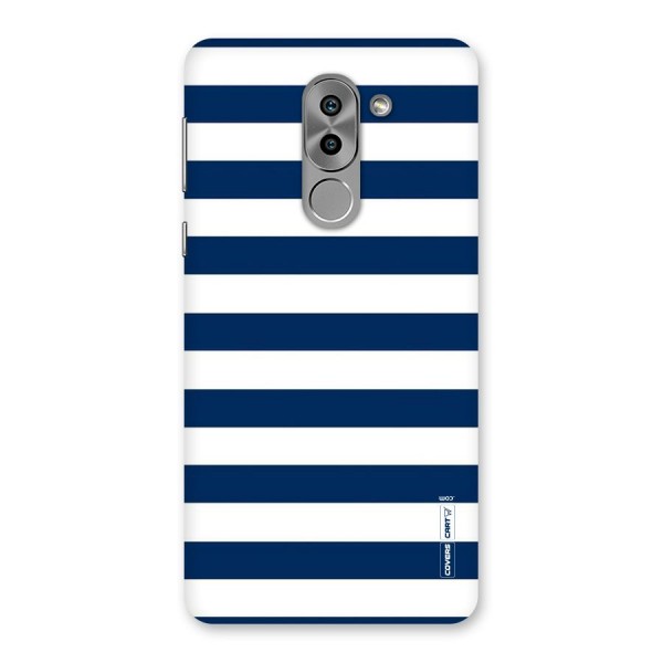 Classic Blue White Stripes Back Case for Honor 6X
