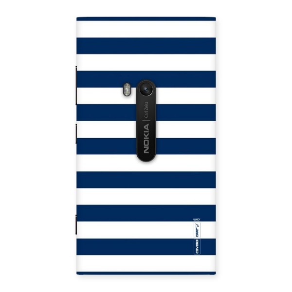 Classic Blue White Stripes Back Case for Lumia 920