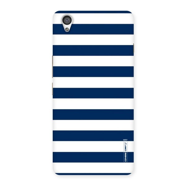 Classic Blue White Stripes Back Case for OnePlus X