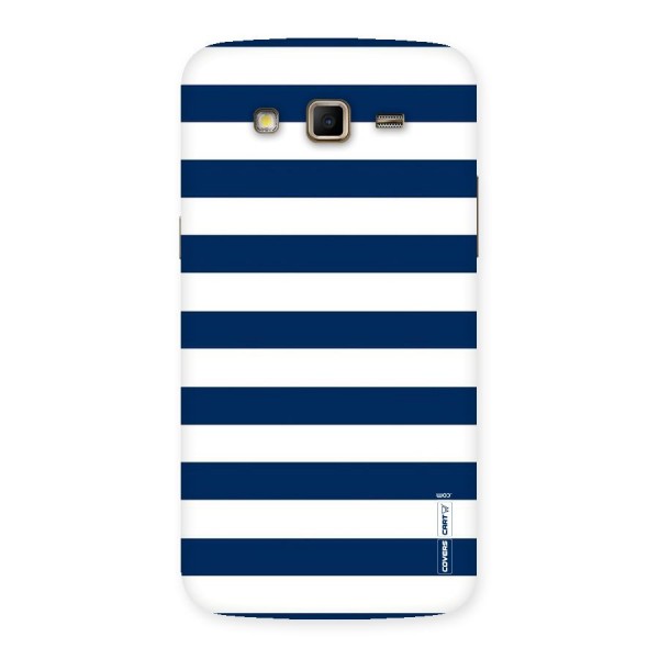 Classic Blue White Stripes Back Case for Samsung Galaxy Grand 2