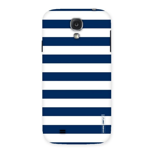 Classic Blue White Stripes Back Case for Samsung Galaxy S4