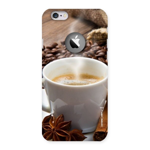 Classic Coffee Beans Back Case for iPhone 6 Logo Cut