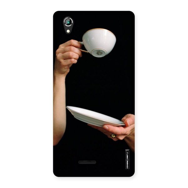 Classic Tea Cup Back Case for Lava Iris 800