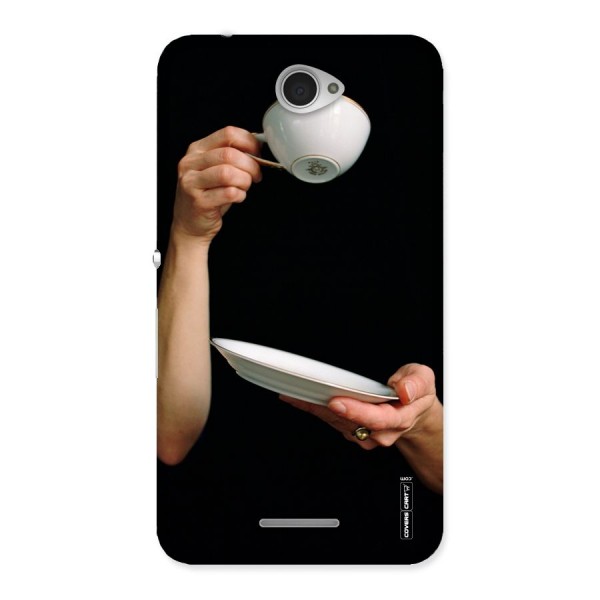 Classic Tea Cup Back Case for Sony Xperia E4