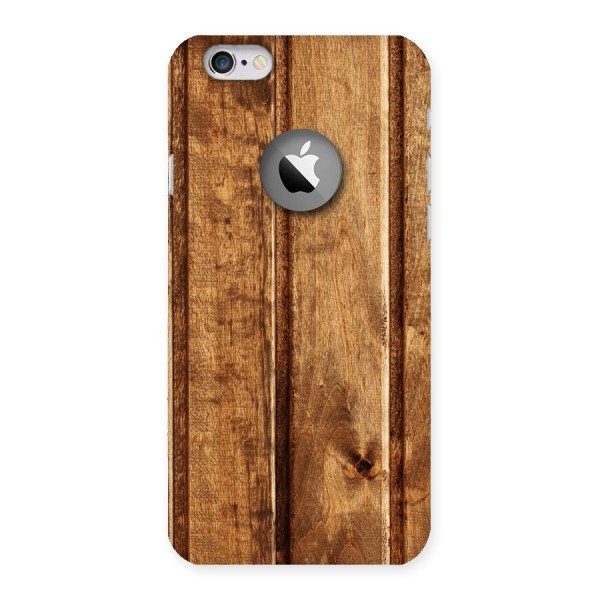 Classic Wood Print Back Case for iPhone 6 Logo Cut