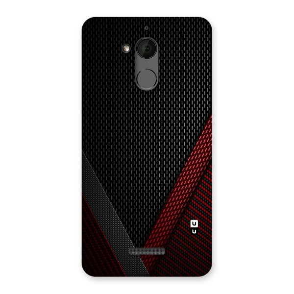 Classy Black Red Design Back Case for Coolpad Note 5