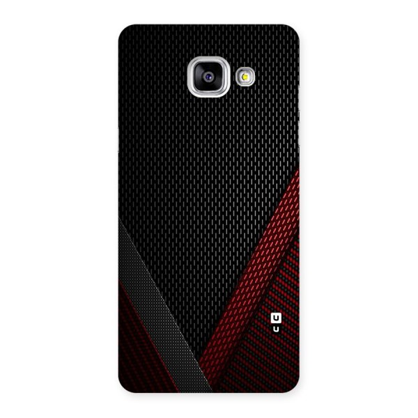 Classy Black Red Design Back Case for Galaxy A5 2016