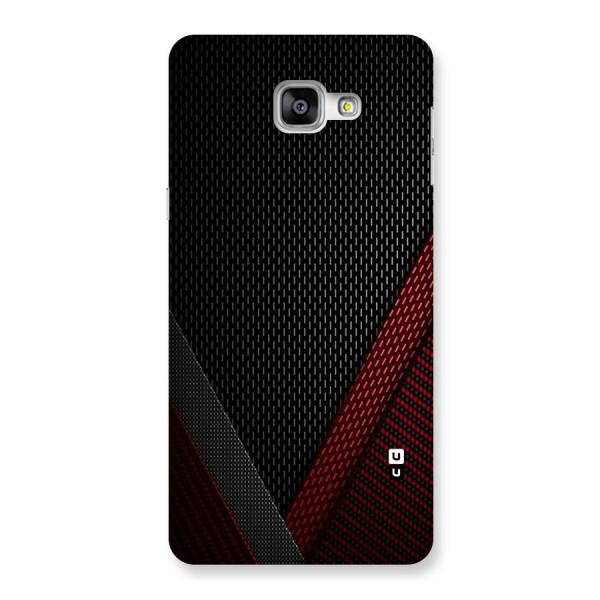 Classy Black Red Design Back Case for Galaxy A9