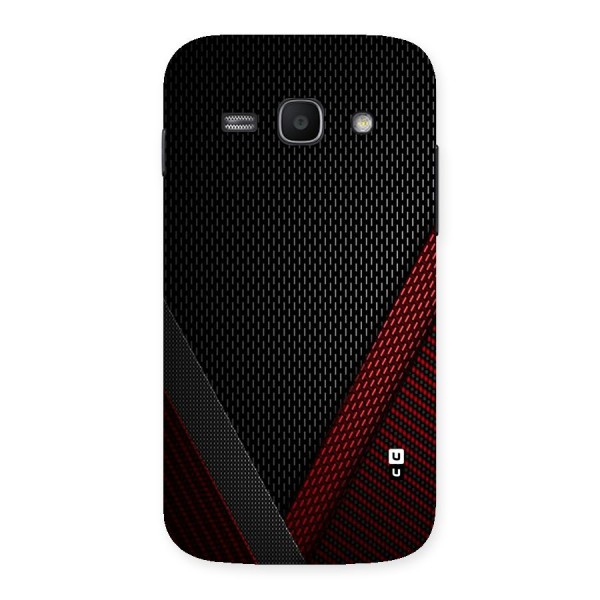 Classy Black Red Design Back Case for Galaxy Ace 3