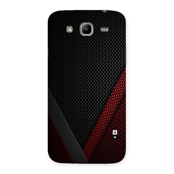 Classy Black Red Design Back Case for Galaxy Mega 5.8