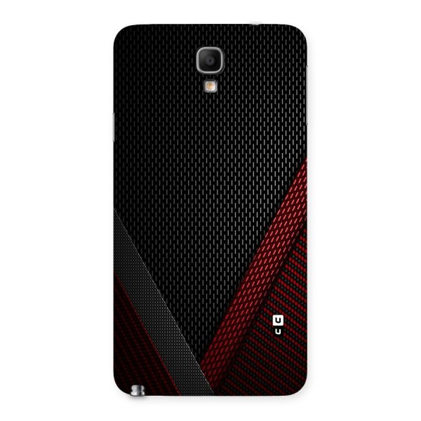 Classy Black Red Design Back Case for Galaxy Note 3 Neo