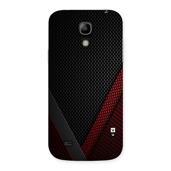 Classy Black Red Design Back Case for Galaxy S4 Mini