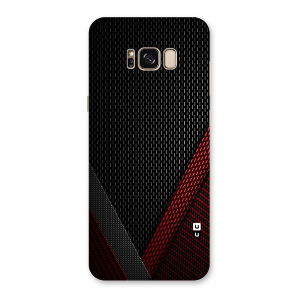 Classy Black Red Design Back Case for Galaxy S8 Plus