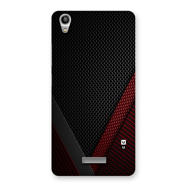 Classy Black Red Design Back Case for Lava-Pixel-V1