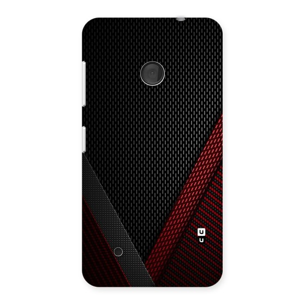 Classy Black Red Design Back Case for Lumia 530