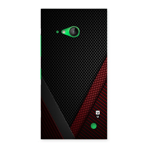 Classy Black Red Design Back Case for Lumia 730