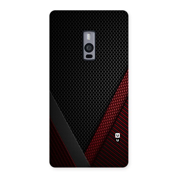 Classy Black Red Design Back Case for OnePlus Two