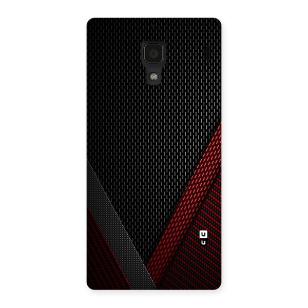 Classy Black Red Design Back Case for Redmi 1S