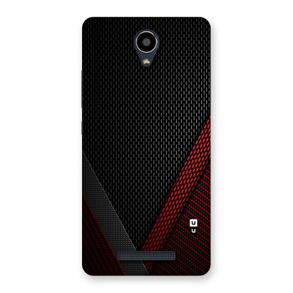 Classy Black Red Design Back Case for Redmi Note 2