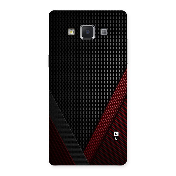 Classy Black Red Design Back Case for Samsung Galaxy A5