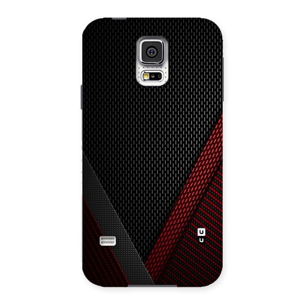 Classy Black Red Design Back Case for Samsung Galaxy S5