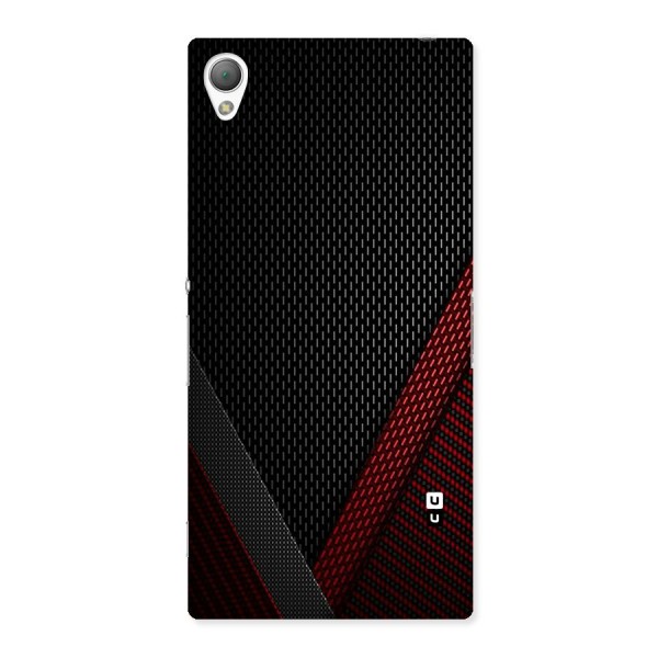 Classy Black Red Design Back Case for Sony Xperia Z3