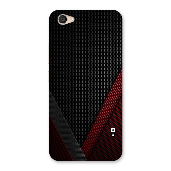 Classy Black Red Design Back Case for Vivo V5 Plus