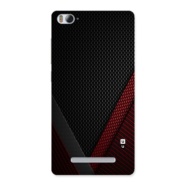 Classy Black Red Design Back Case for Xiaomi Mi4i