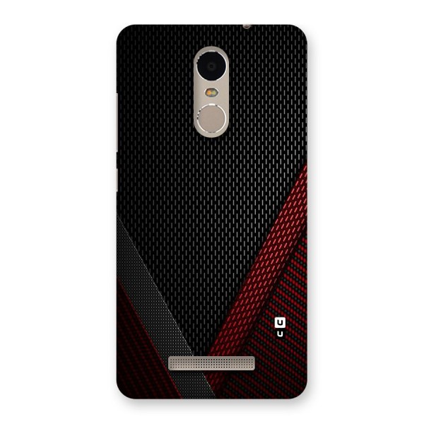 Classy Black Red Design Back Case for Xiaomi Redmi Note 3