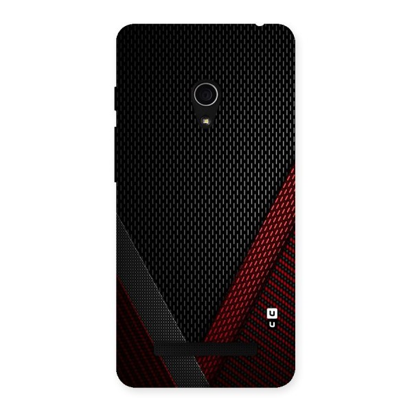 Classy Black Red Design Back Case for Zenfone 5