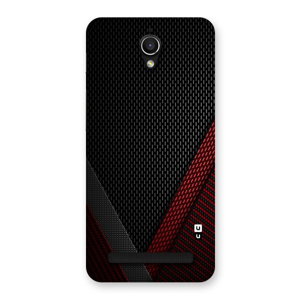 Classy Black Red Design Back Case for Zenfone Go