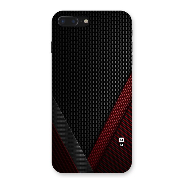 Classy Black Red Design Back Case for iPhone 7 Plus